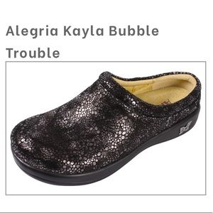 Algeria Kayla Bubble Trouble Shoes Mules Black Mules Size 41 NWOB